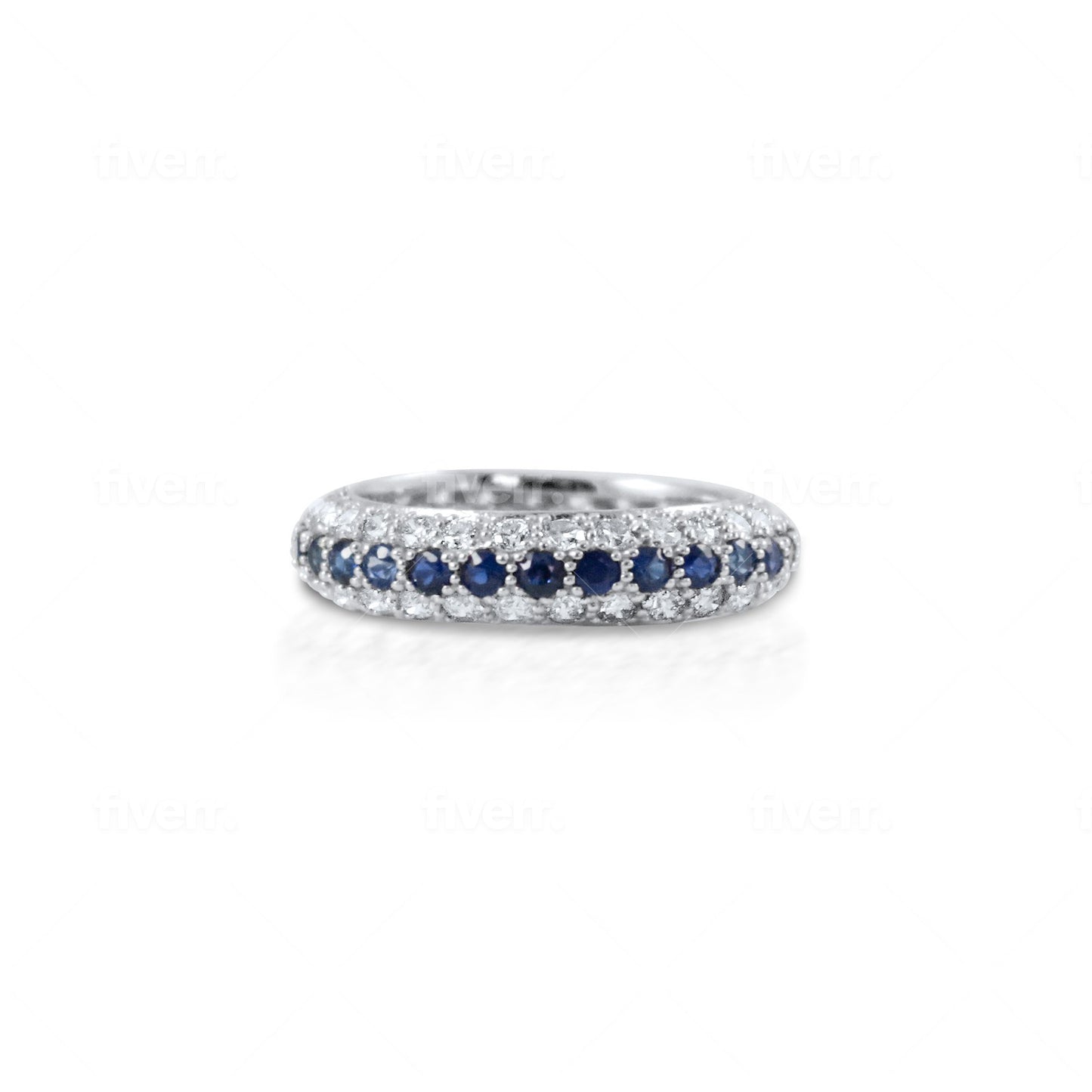 Pave Ring - 18K Gold with 2.5ct Diamonds