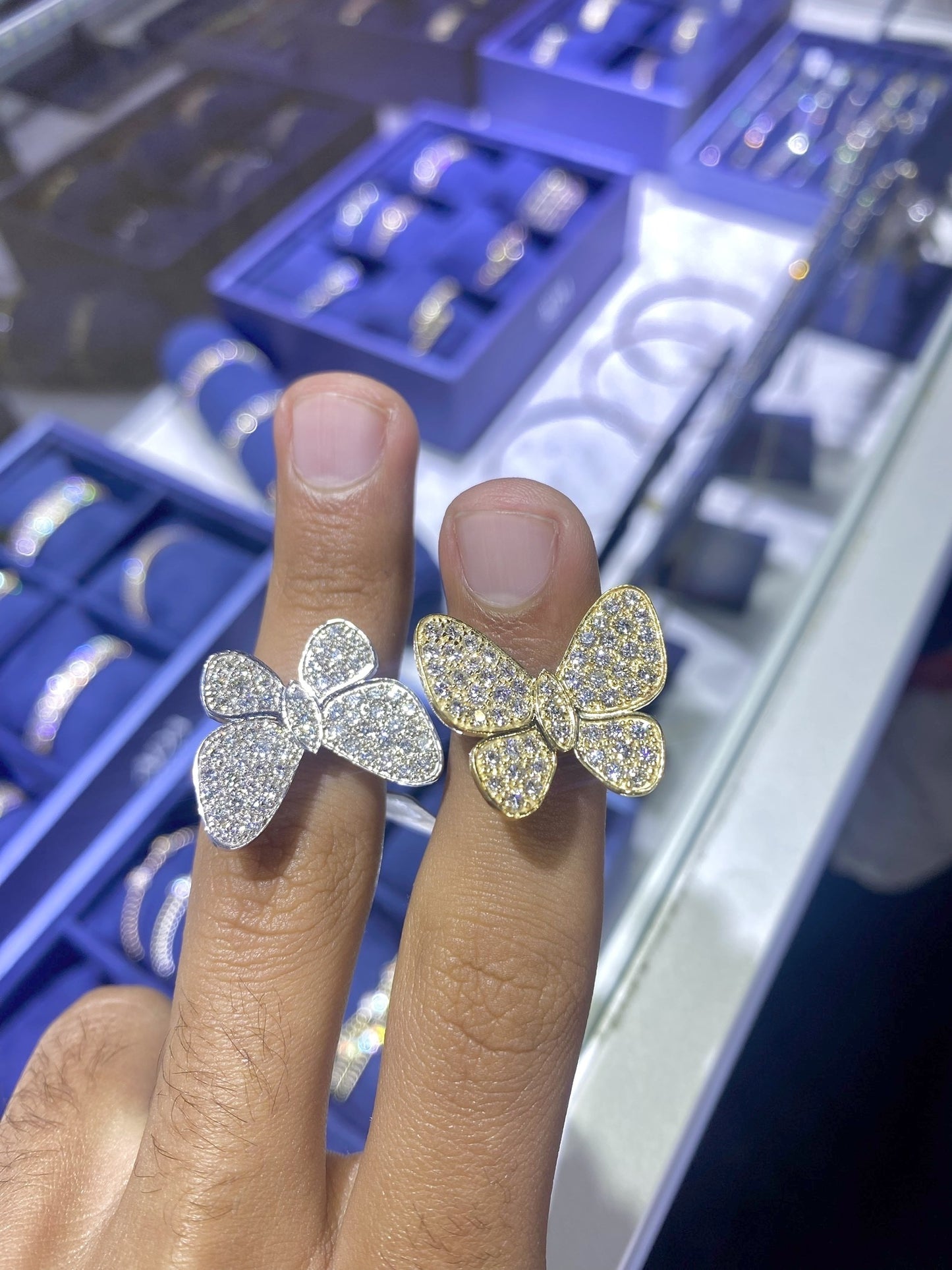 Butterfly Ring by The Jewelry Addict - 14K Gold with Diamond Butterfly