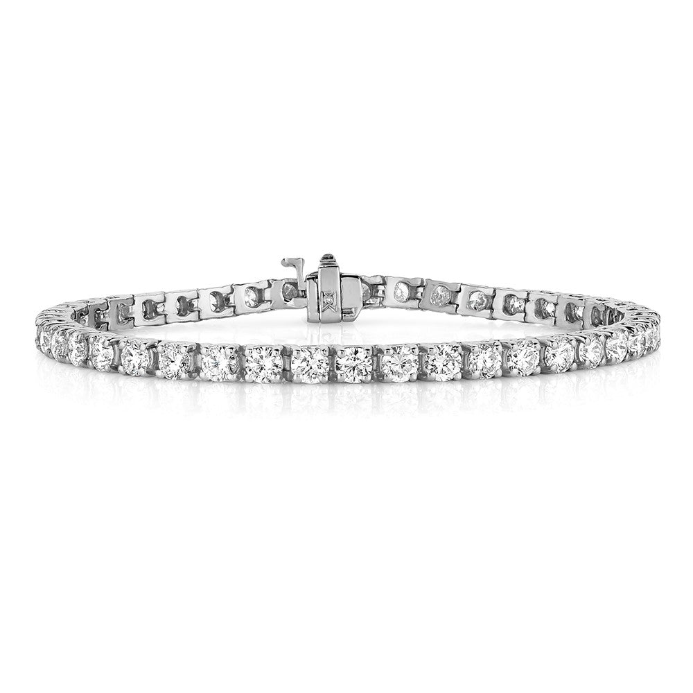 The Jewelry Addict | Tennis Bracelet - 14K White Gold with Diamonds, 7 inches