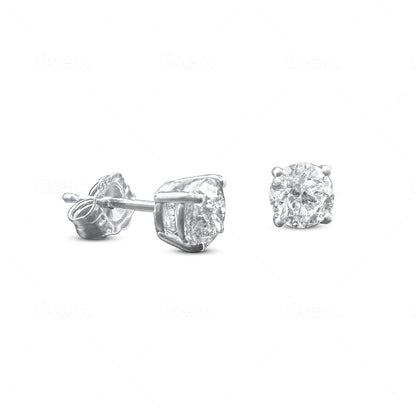 Diamond Studs - 14K Gold with Diamonds