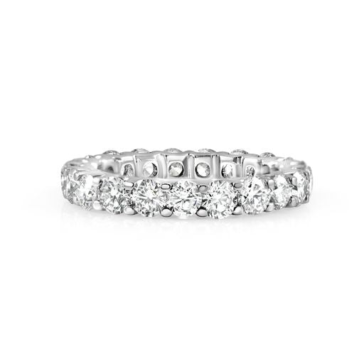 TJA | Round Shape Eternity Rings - Diamonds in Platinum 